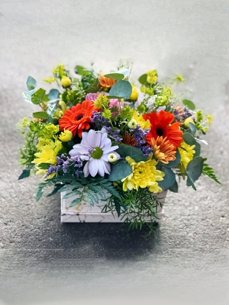 Autumn Square Hatbox