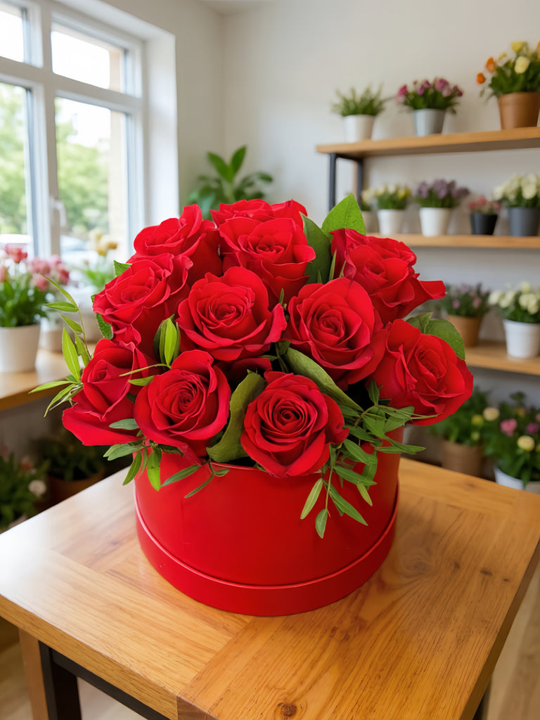 Red Roses Hatbox ❤️