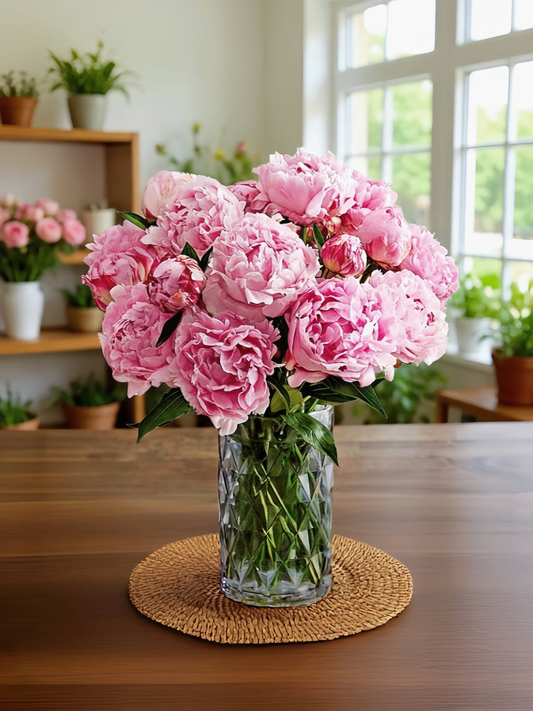 Pink Peony Luxury Vase