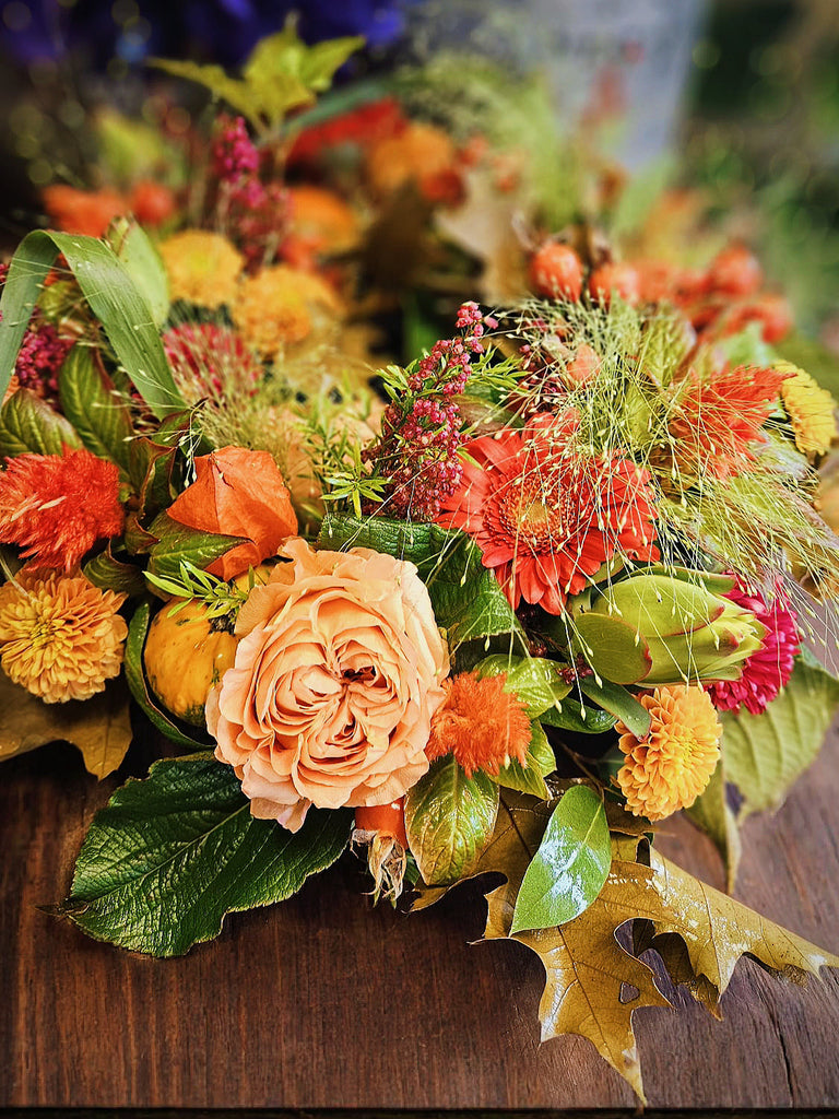 Autumn Feast Table Arrangement 🍂