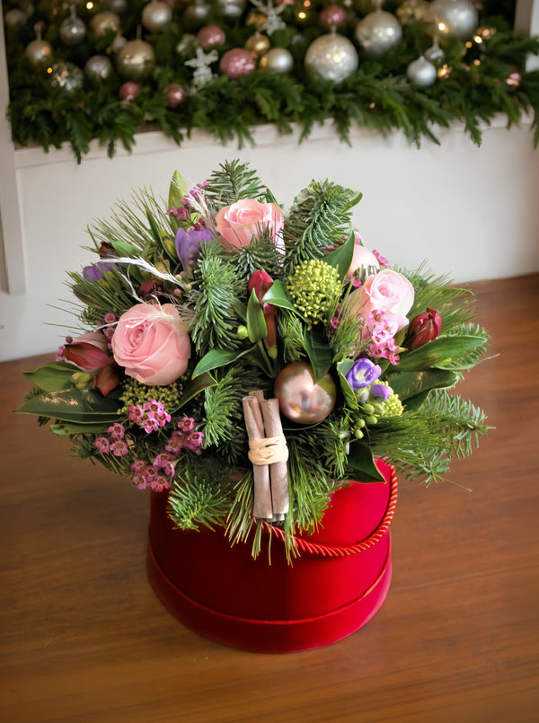 Pink & Purple Festive Hatbox