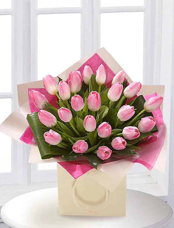 Pretty in Pink Tulips