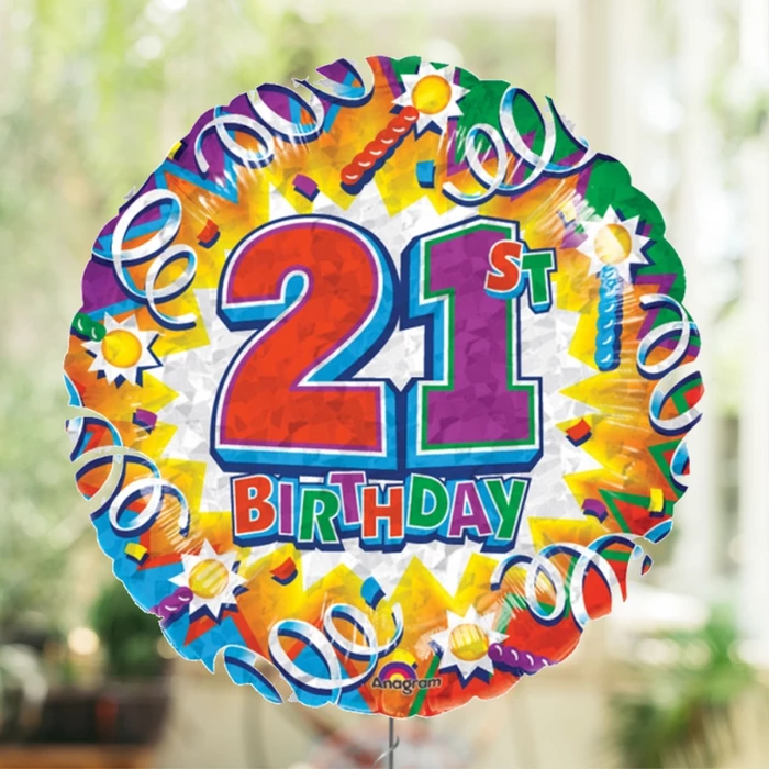 21st Birthday Balloon