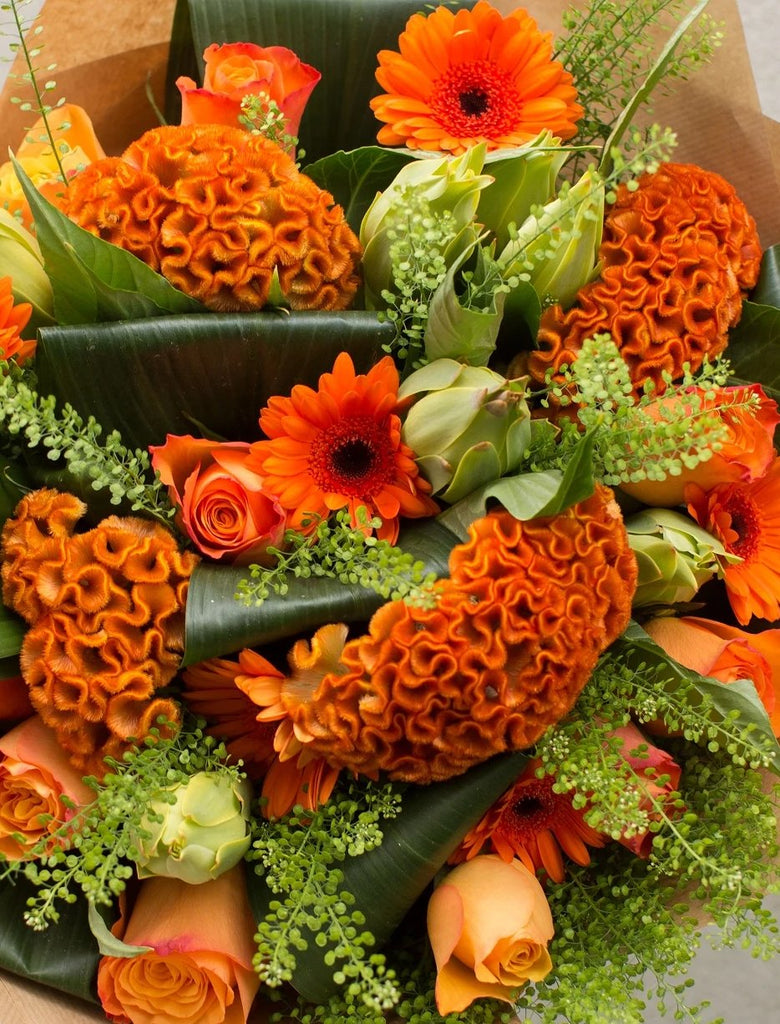 Rustic Orange Harvest and Balloon