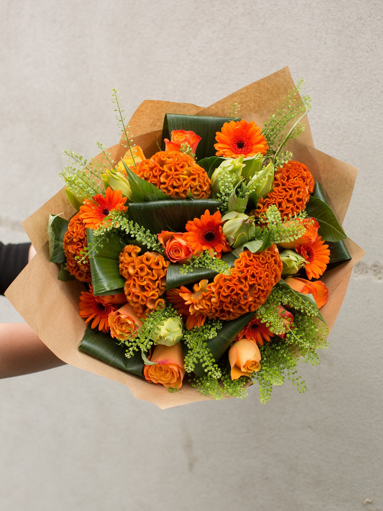 Rustic Orange Harvest and Balloon