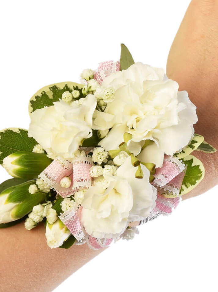 White Fancy Corsage