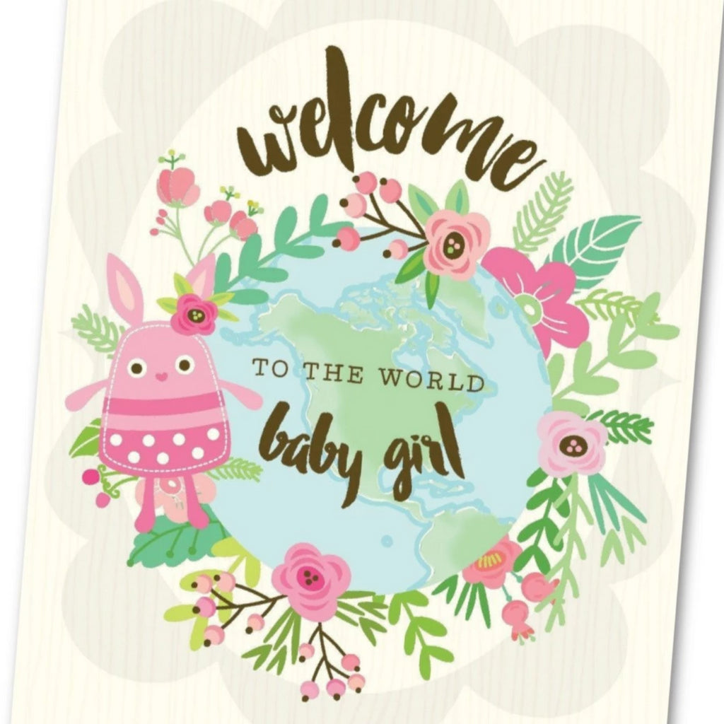 Baby Girl Greetings Card (will vary)